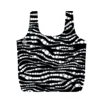 Zebra Pattern  Reusable Bag (M) Front