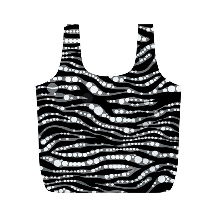 Zebra Pattern  Reusable Bag (M)