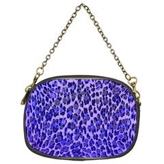 Blue Leopard  Chain Purse (one Side) by OCDesignss