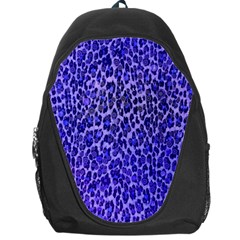 Blue Leopard  Backpack Bag