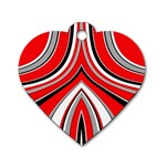 Fantasy Dog Tag Heart (Two Sided) Front