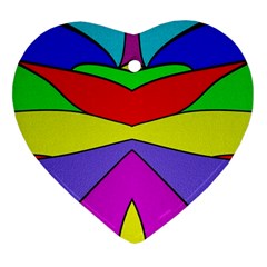 Abstract Heart Ornament