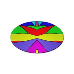 Abstract Sticker (oval) by Siebenhuehner