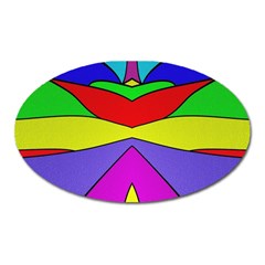 Abstract Magnet (oval) by Siebenhuehner