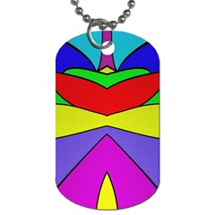 Abstract Dog Tag (one Sided) by Siebenhuehner