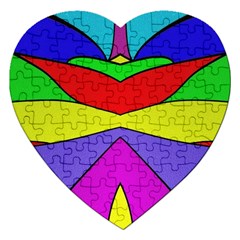 Abstract Jigsaw Puzzle (heart) by Siebenhuehner