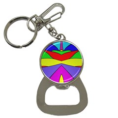 Abstract Bottle Opener Key Chain by Siebenhuehner