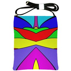 Abstract Shoulder Sling Bag by Siebenhuehner