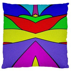 Abstract Large Cushion Case (single Sided)  by Siebenhuehner