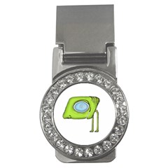 Funny Alien Monster Character Money Clip (cz) by dflcprints