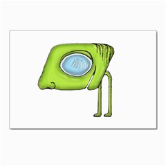 Funny Alien Monster Character Postcard 4 x 6  (10 Pack) by dflcprints