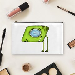 Funny Alien Monster Character Cosmetic Bag (medium) by dflcprints