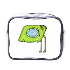 Funny Alien Monster Character Mini Travel Toiletry Bag (one Side) by dflcprints