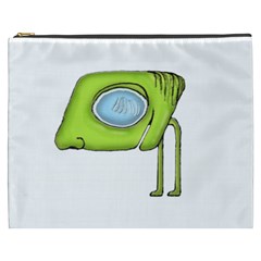 Funny Alien Monster Character Cosmetic Bag (xxxl) by dflcprints