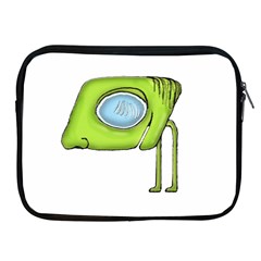 Funny Alien Monster Character Apple Ipad Zippered Sleeve by dflcprints