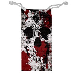 Skull Grunge Graffiti  Jewelry Bag by OCDesignss