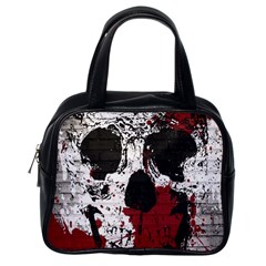 Skull Grunge Graffiti  Classic Handbag (one Side) by OCDesignss