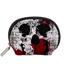 Skull Grunge Graffiti  Accessory Pouch (small) by OCDesignss