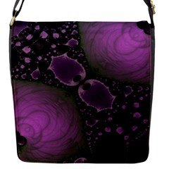 Lavender Lillies Flap Closure Messenger Bag (small) by OCDesignss