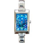 Magician  Rectangular Italian Charm Watch Front