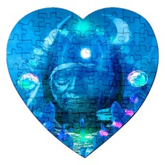 Magician  Jigsaw Puzzle (heart) by icarusismartdesigns