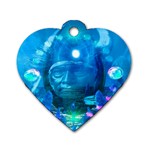 Magician  Dog Tag Heart (Two Sided) Front