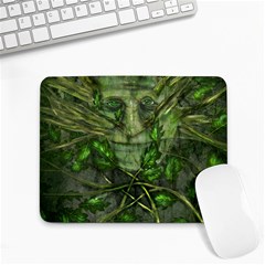 Green Man Small Mouse Pad (rectangle) by seraph