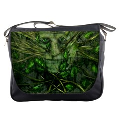 Green Man Messenger Bag by seraph