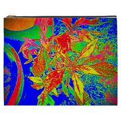 Sun Coleus Enhanced Cosmetic Bag (xxxl) by sirhowardlee