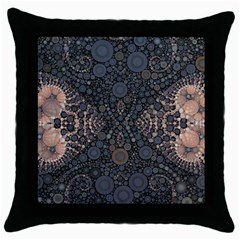 Elegant Delight Black Throw Pillow Case