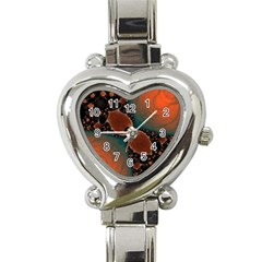 Elegant Delight Heart Italian Charm Watch  by OCDesignss