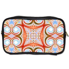 Fractal Abstract  Travel Toiletry Bag (one Side) by OCDesignss