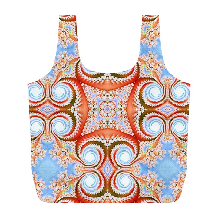 Fractal Abstract  Reusable Bag (L)