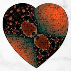 Elegant Delight Jigsaw Puzzle (heart) by OCDesignss