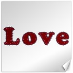 Love Typography Text Word Canvas 20  x 20  (Unframed) 19 x19.27  Canvas - 1