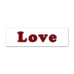 Love Typography Text Word Bumper Sticker 10 Pack by dflcprints