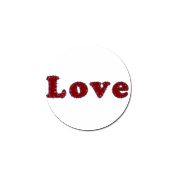 Love Typography Text Word Golf Ball Marker 4 Pack