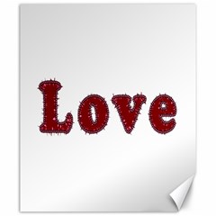 Love Typography Text Word Canvas 20  X 24  (unframed) by dflcprints