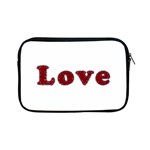 Love Typography Text Word Apple iPad Mini Zippered Sleeve Front