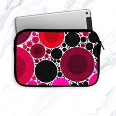 Retro Polka Dot  Apple Ipad Mini Zippered Sleeve by OCDesignss