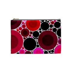 Retro Polka Dot  Cosmetic Bag (medium) by OCDesignss