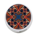 Beautiful Fractal Twirls  4-Port USB Hub (Two Sides) Front