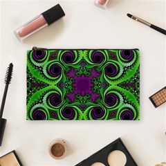 Purple Meets Green Cosmetic Bag (medium) by OCDesignss