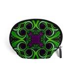 Purple Meets Green Accessory Pouch (Small) Front