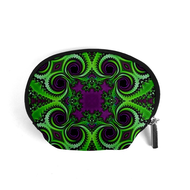 Purple Meets Green Accessory Pouch (Small)