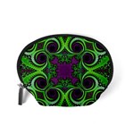 Purple Meets Green Accessory Pouch (Small) Back