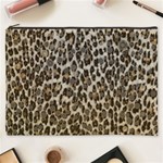 Chocolate Leopard  Cosmetic Bag (XXXL) Front