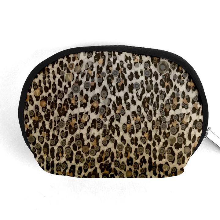 Chocolate Leopard  Accessory Pouch (Medium)