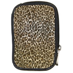 Chocolate Leopard  Compact Camera Leather Case by OCDesignss