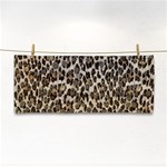 Chocolate Leopard  Hand Towel Front